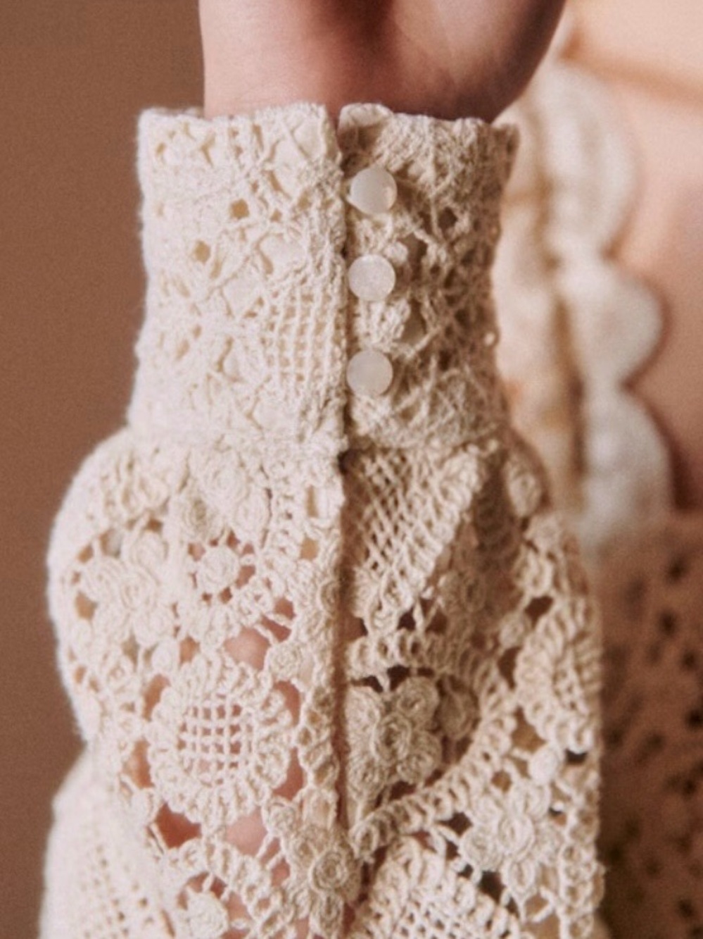 Sézane Alvere Blouse in Ecru - Picture 3 of 10